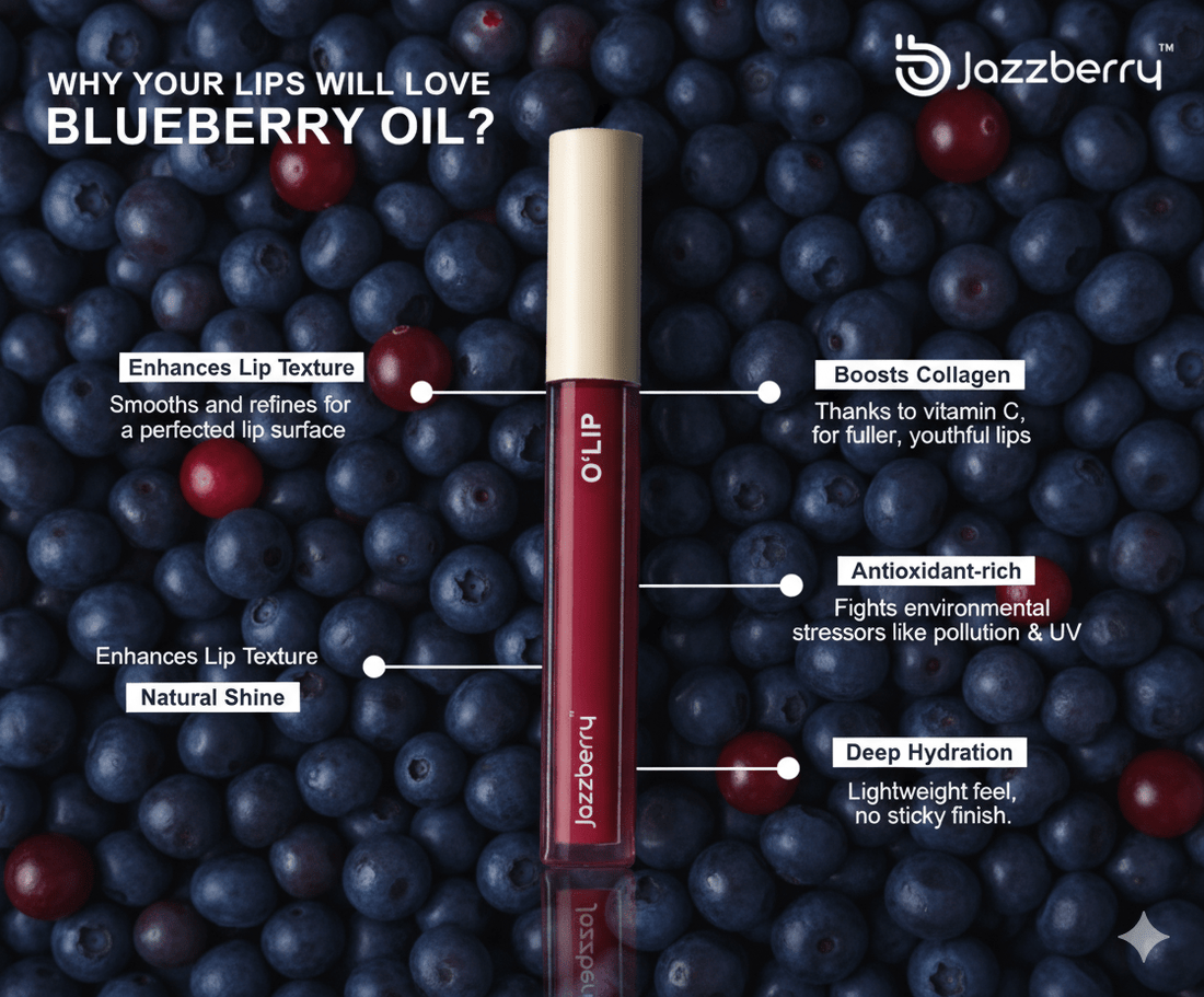 Why Blueberry Seed Oil rich lipstick is the Perfect Addition to Your Lip Care Routine - Jazzberry