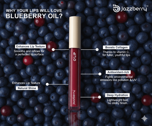 Why Blueberry Seed Oil rich lipstick is the Perfect Addition to Your Lip Care Routine - Jazzberry